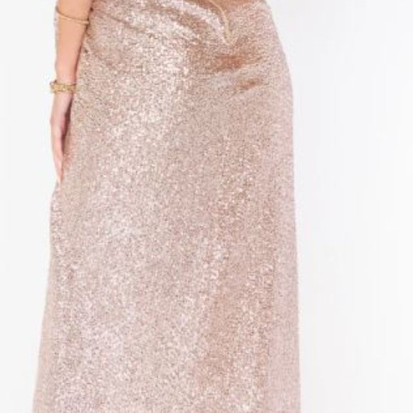 Show Me Your Mumu Wrap Me Up Skirt- Silver Confetti - Picture 3 of 4